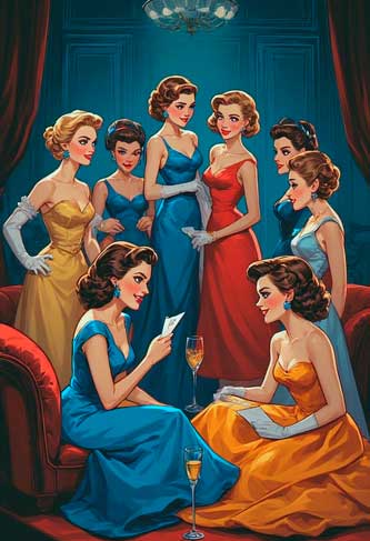 афиша спектакля Восемь любящих женщин в Бийске